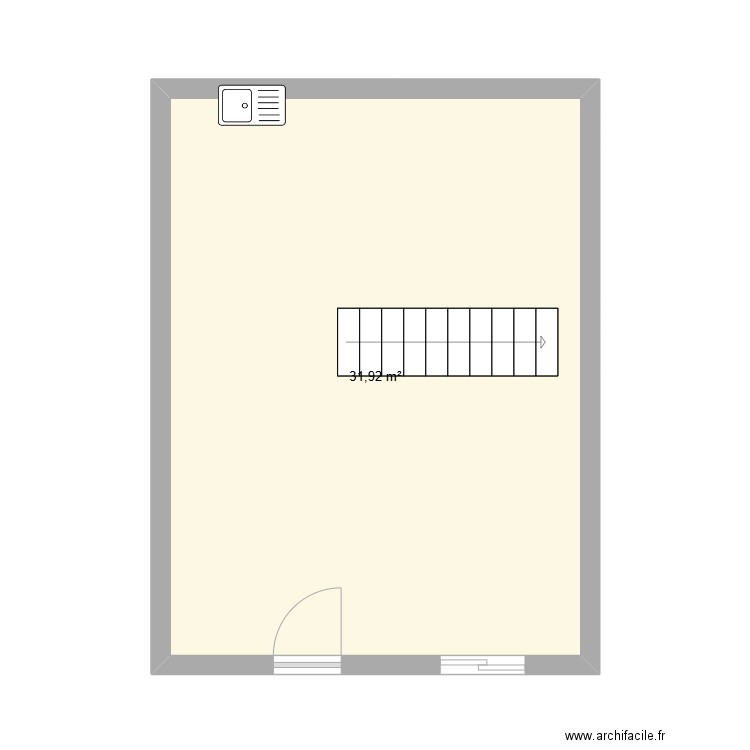 plan 1. Plan de 10 pièces et 62 m2