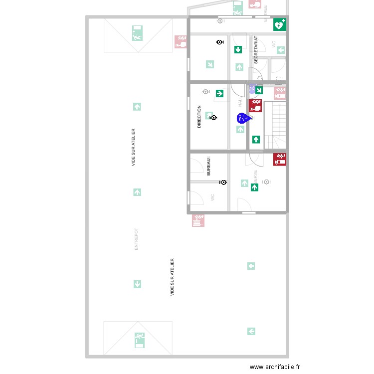 ge rez droite. Plan de 15 pièces et 452 m2