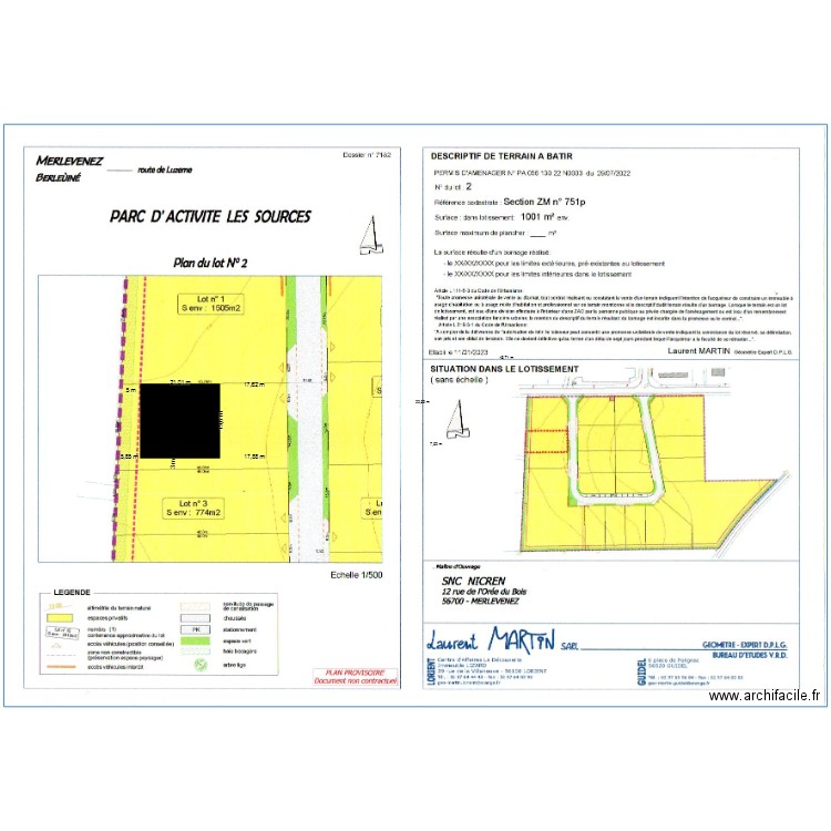 plan dessus merlevenez 2. Plan de 0 pièce et 0 m2