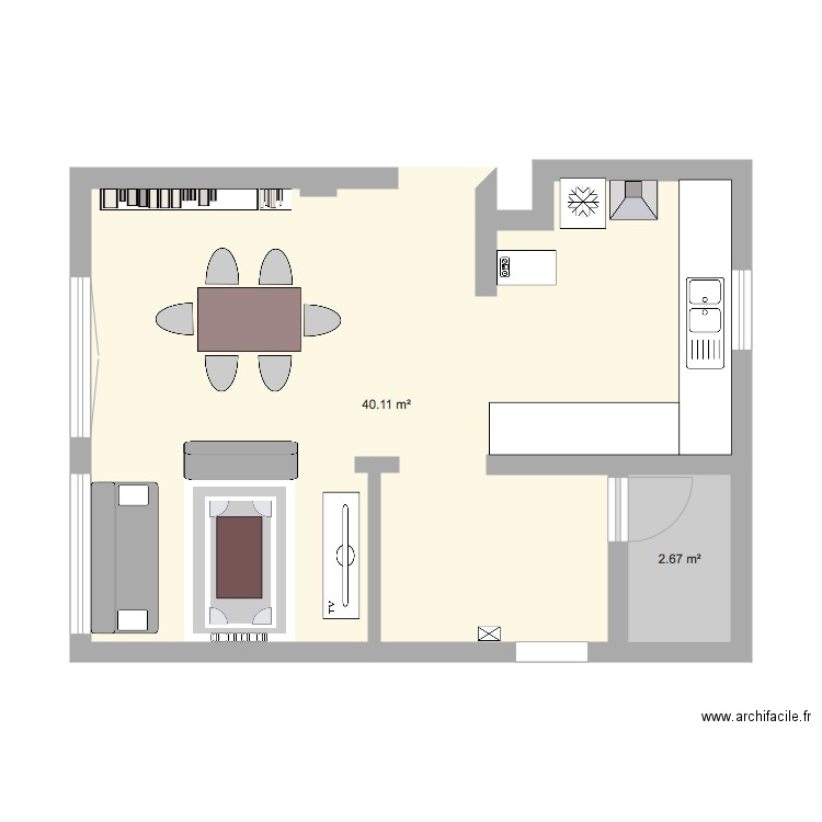 Hermitage - Plan dessiné par EmilieJ