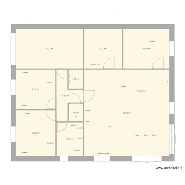 maison conteneur 2. Plan de 0 pièce et 0 m2