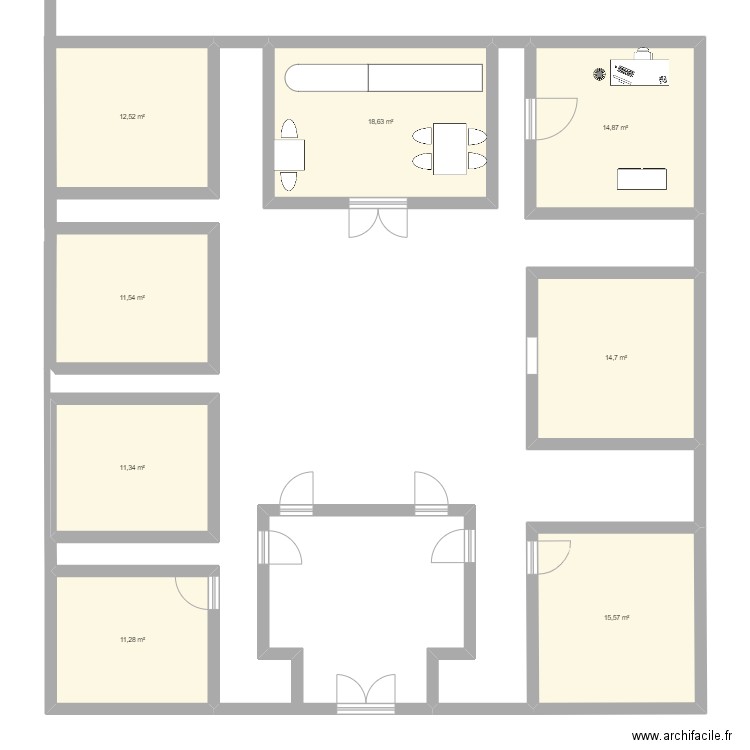 plan cluedo 2. Plan de 0 pièce et 0 m2