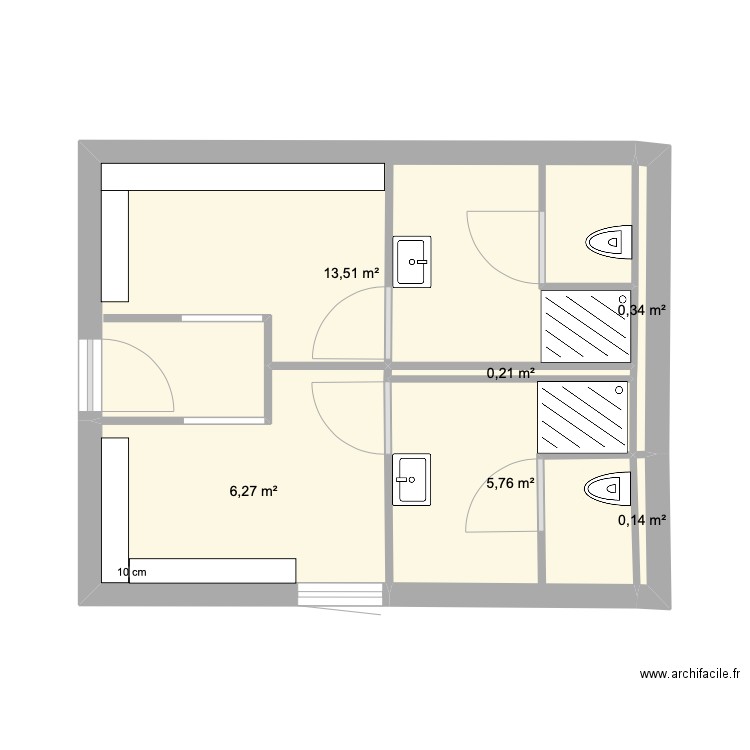 Via Juris vestiaires. Plan de 0 pièce et 0 m2