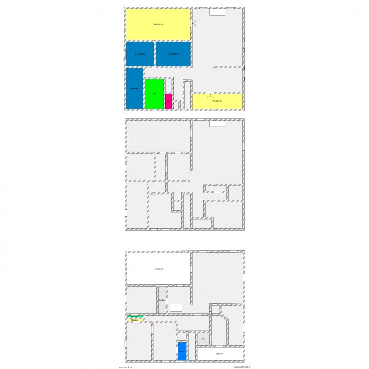 Maison3. Plan de 0 pièce et 0 m2