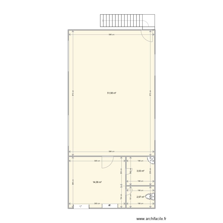 BUREAU DYD ETAGE. Plan de 0 pièce et 0 m2