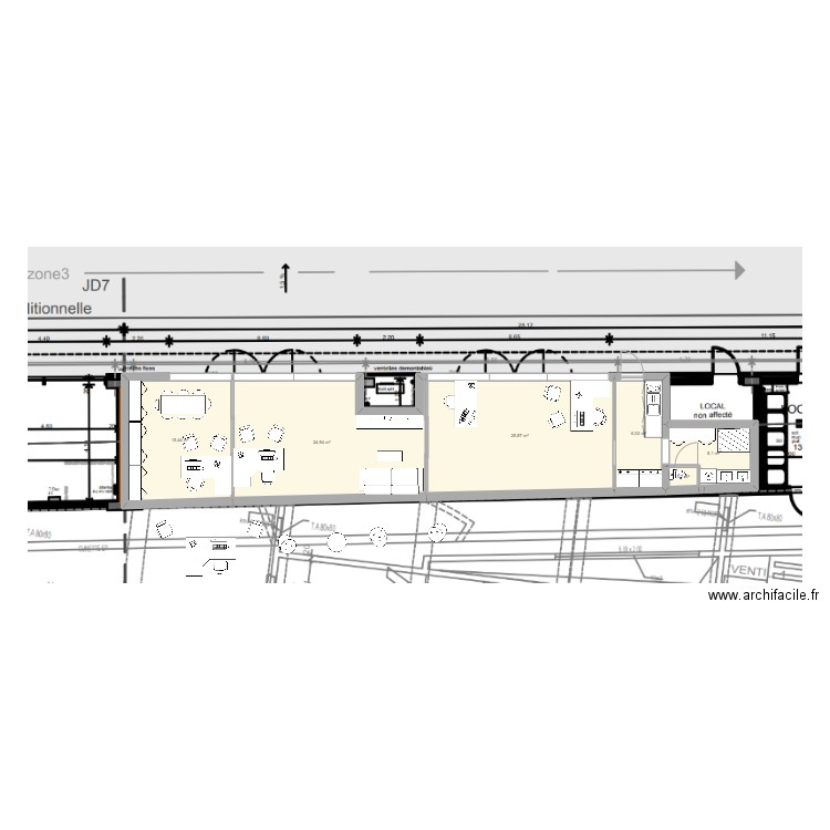 bureau v2. Plan de 0 pièce et 0 m2