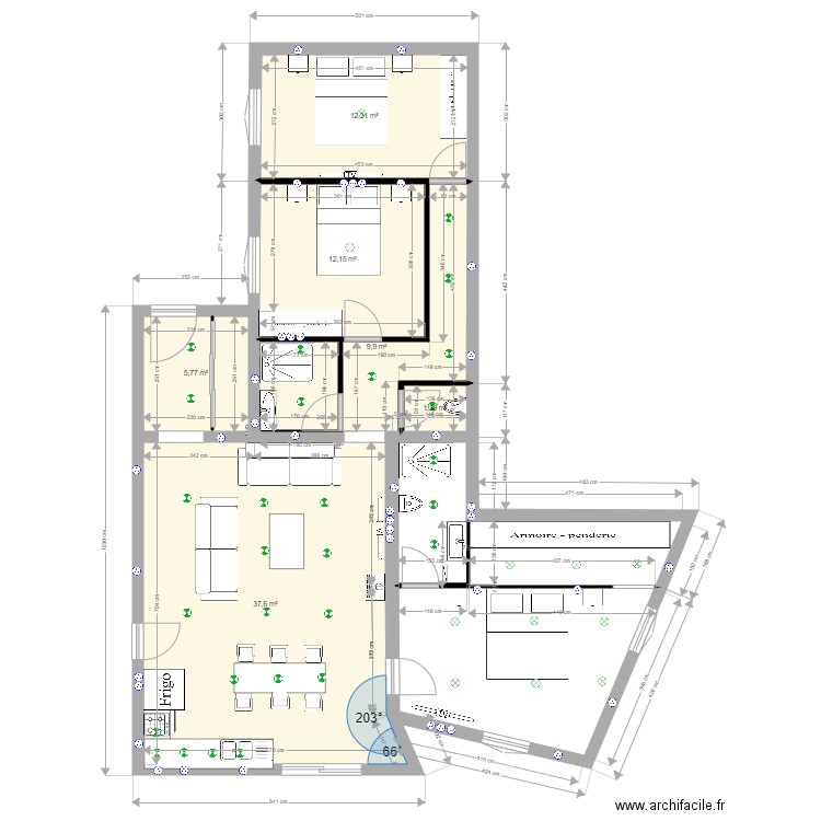 t4 urtaca pieces. Plan de 0 pièce et 0 m2