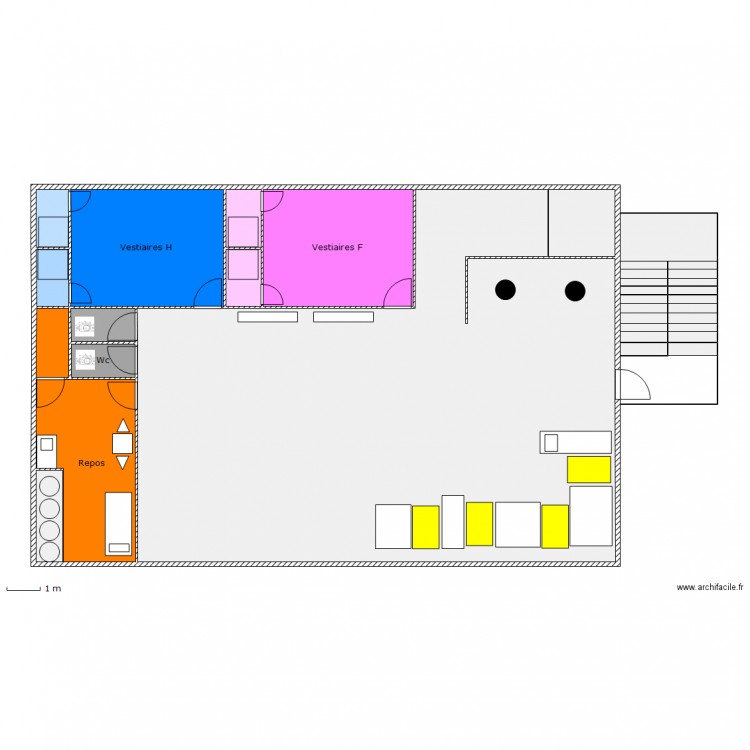 Salle de sport mauguio  Etage. 1. Plan de 0 pièce et 0 m2