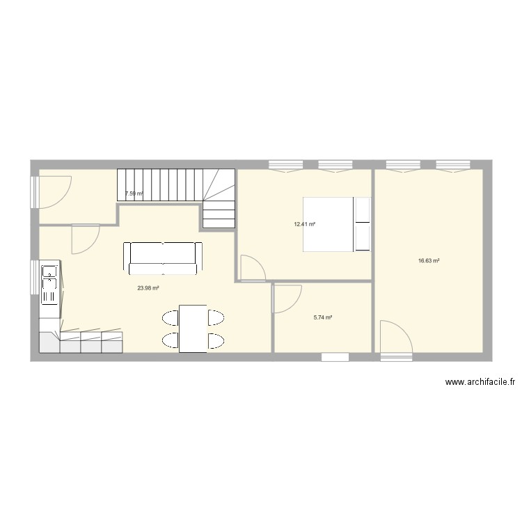 CERISIERS F2 RDC v2. Plan de 0 pièce et 0 m2