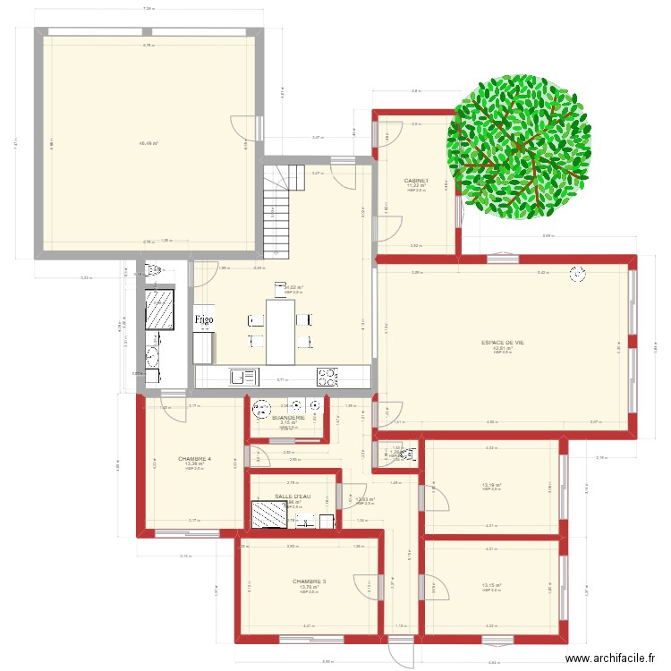 PROJET K4. Plan de 0 pièce et 0 m2