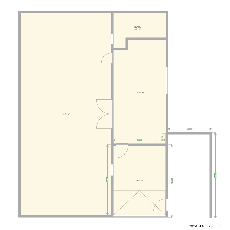 Rajoute garage. Plan de 0 pièce et 0 m2