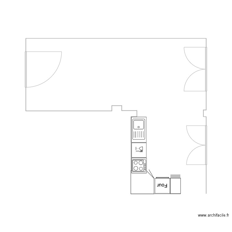 cuisinemeubleactuel. Plan de 0 pièce et 0 m2