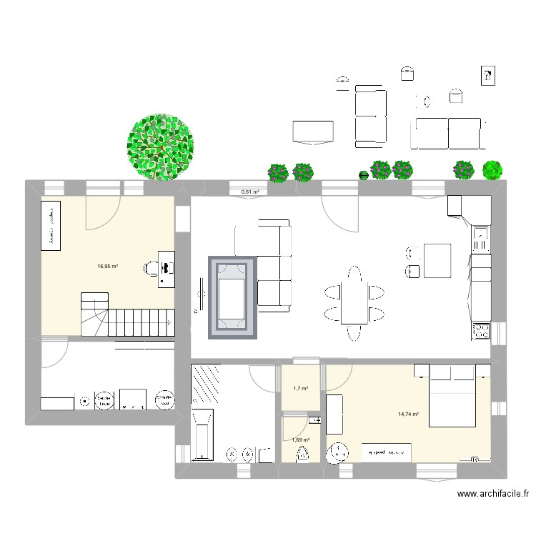 Ferme1. Plan de 0 pièce et 0 m2