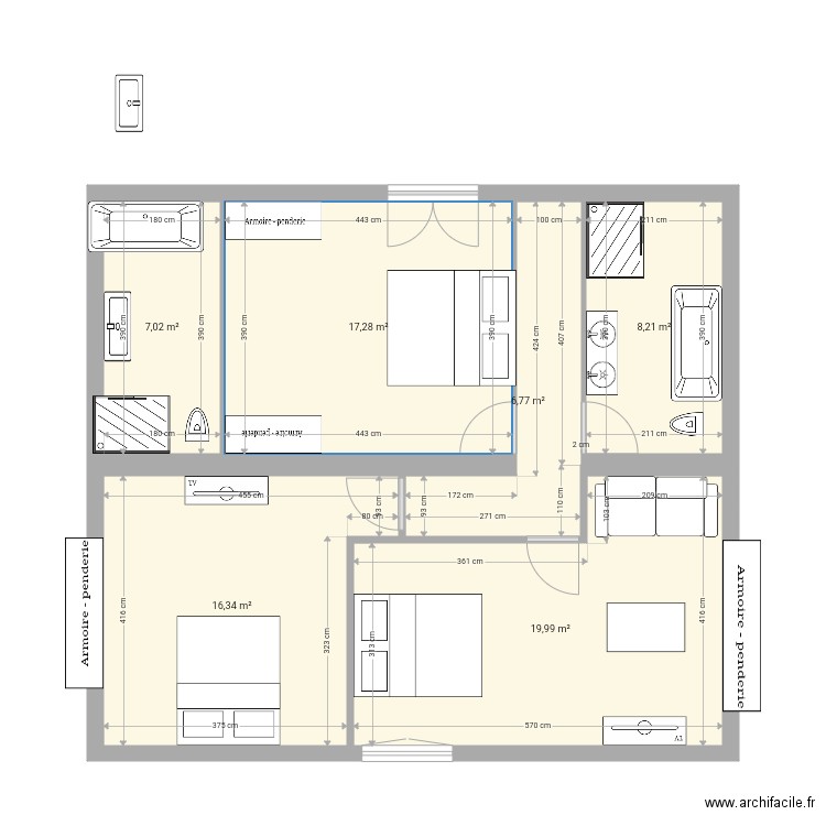 R1 2022 maison. Plan de 0 pièce et 0 m2