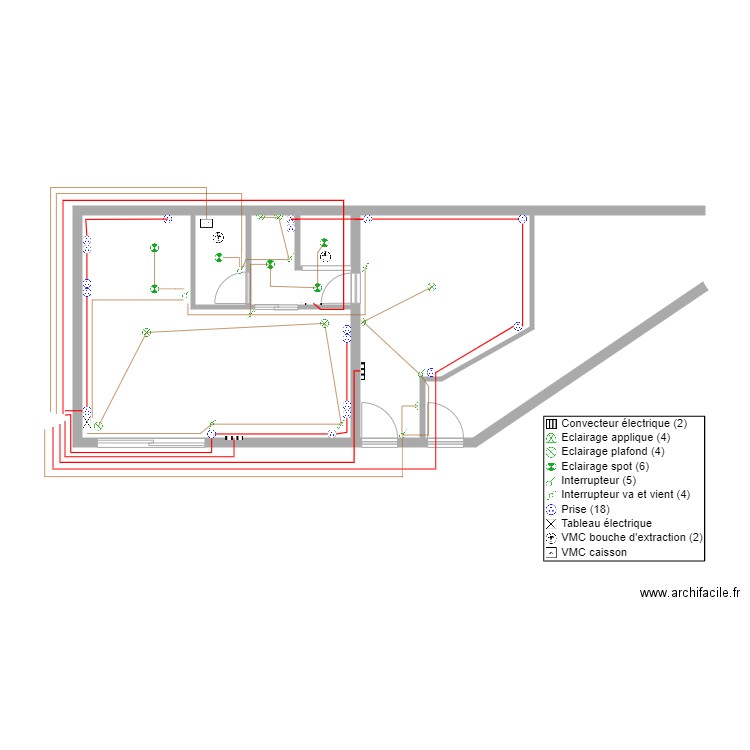 Villa BAT A00002. Plan de 0 pièce et 0 m2