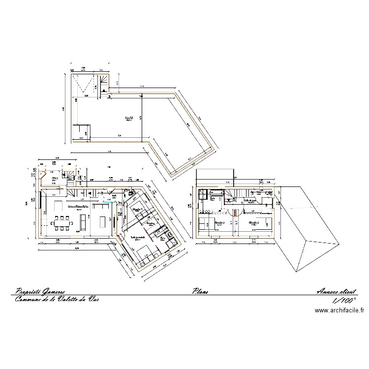 implantation gainable clement gamaire. Plan de 0 pièce et 0 m2