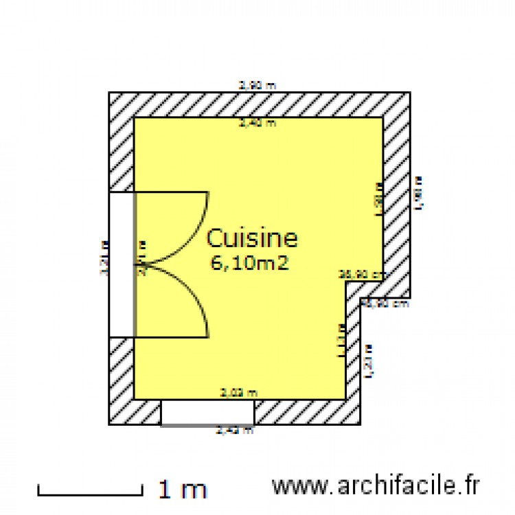 Cuisine Mermoz. Plan de 0 pièce et 0 m2