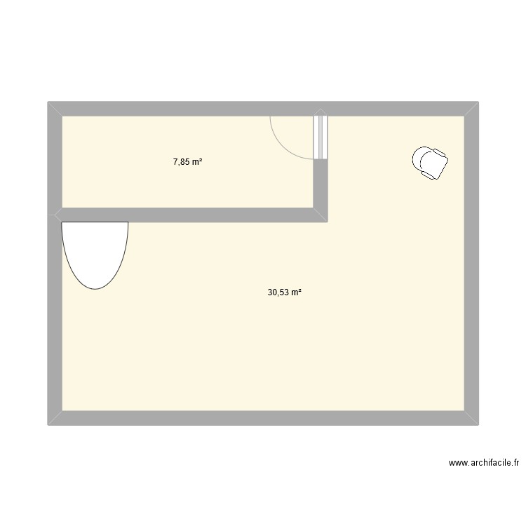 SalonCoiffure. Plan de 0 pièce et 0 m2