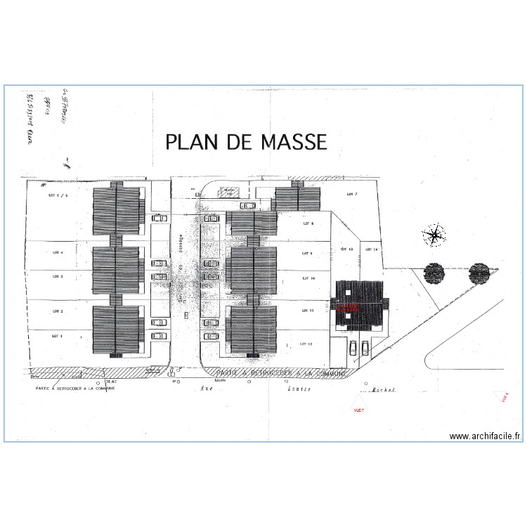 DP2 PLAN DE MASSE APRES TRAVAUX. Plan de 0 pièce et 0 m2