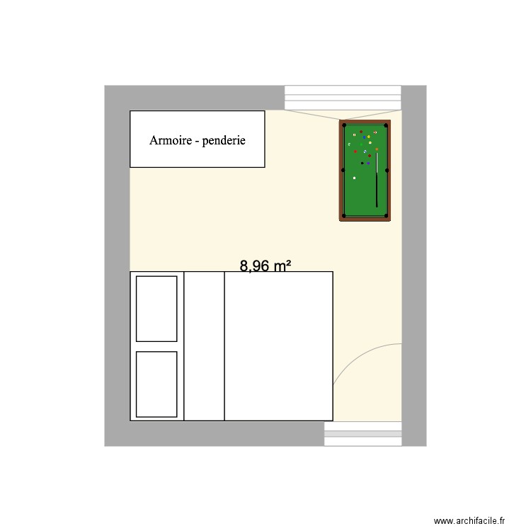 CHAMBRE DE MERDE. Plan de 0 pièce et 0 m2