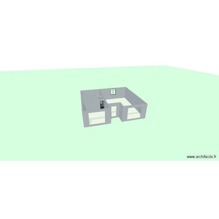 plan gagnac2024. Plan de 1 pièce et 78 m2