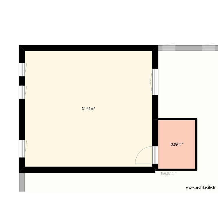 DAUDON. Plan de 6 pièces et 239 m2