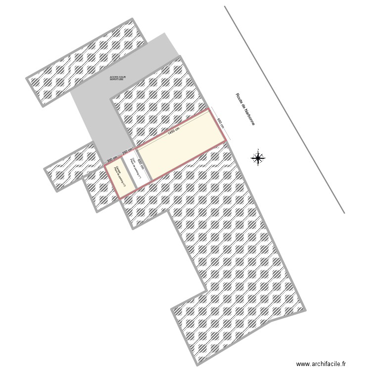 PLAN DE MASSE APPT. Plan de 7 pièces et 931 m2