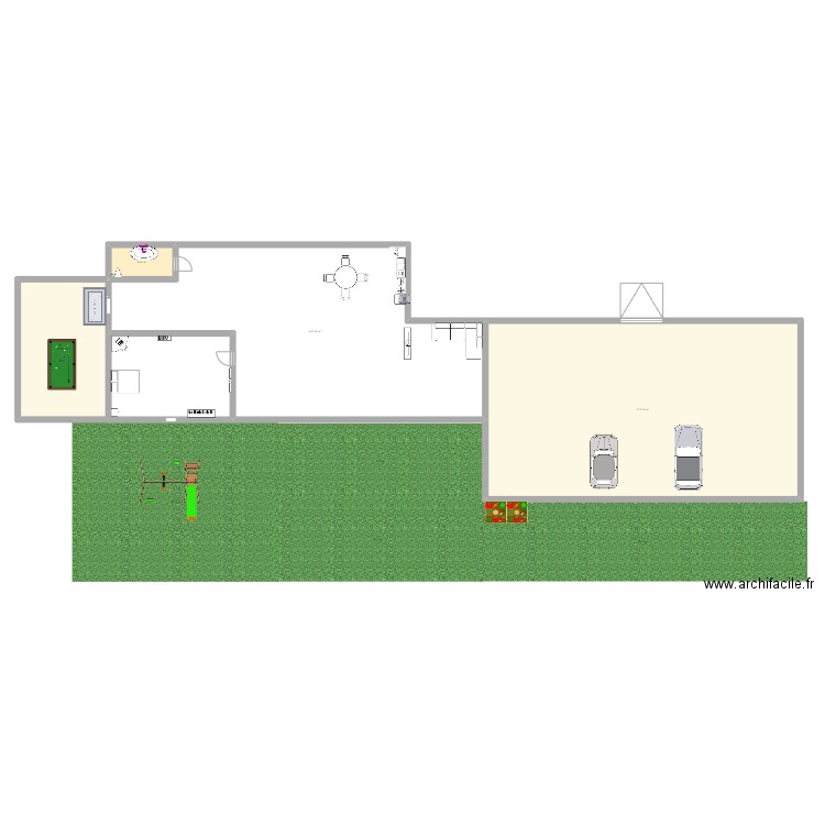 ma maison. Plan de 4 pièces et 359 m2