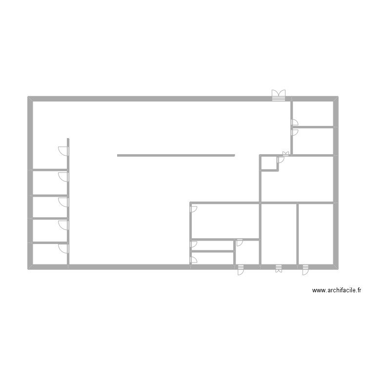 Bâtiment À Auchan . Plan de 15 pièces et 53 m2