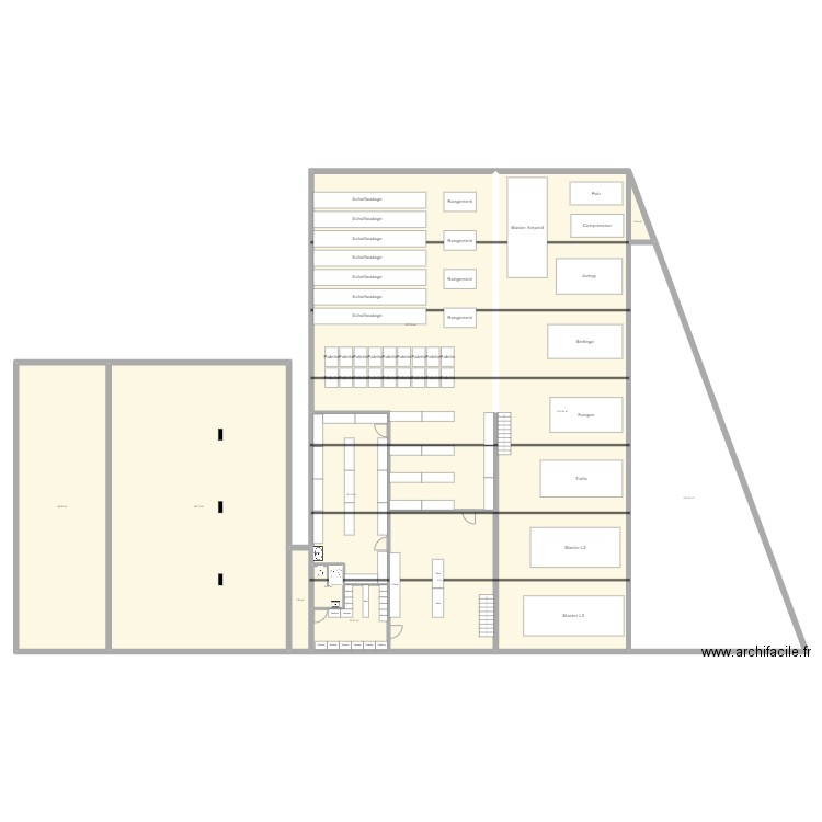 VougyForge2. Plan de 15 pièces et 1583 m2