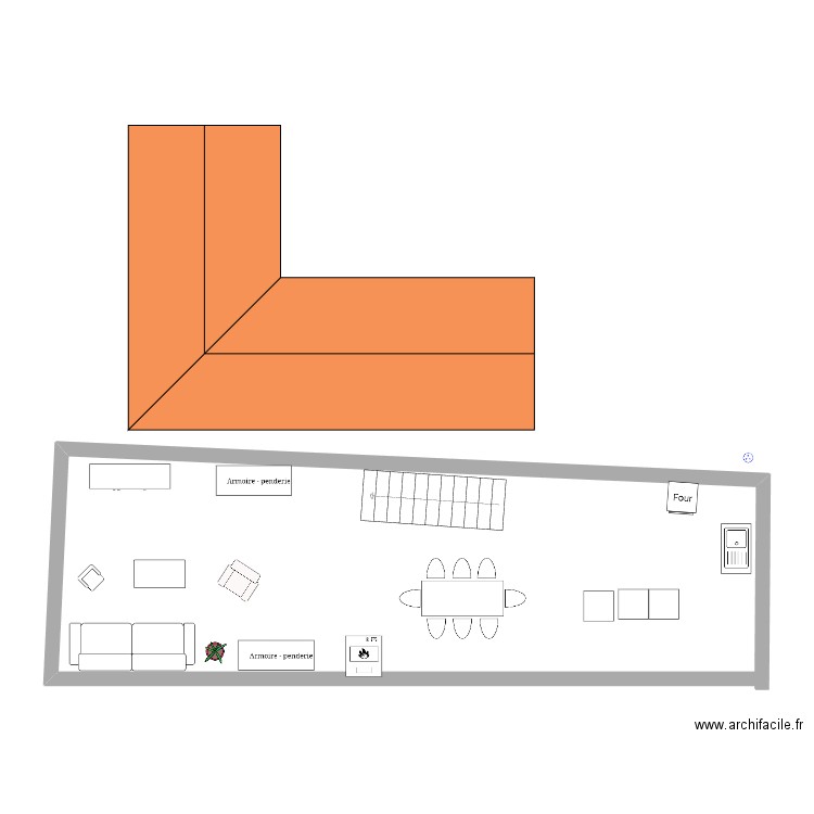 Quai 1a renover. Plan de 0 pièce et 0 m2