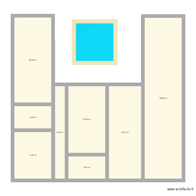 Plan maison des rêves LB. Plan de 8 pièces et 123 m2