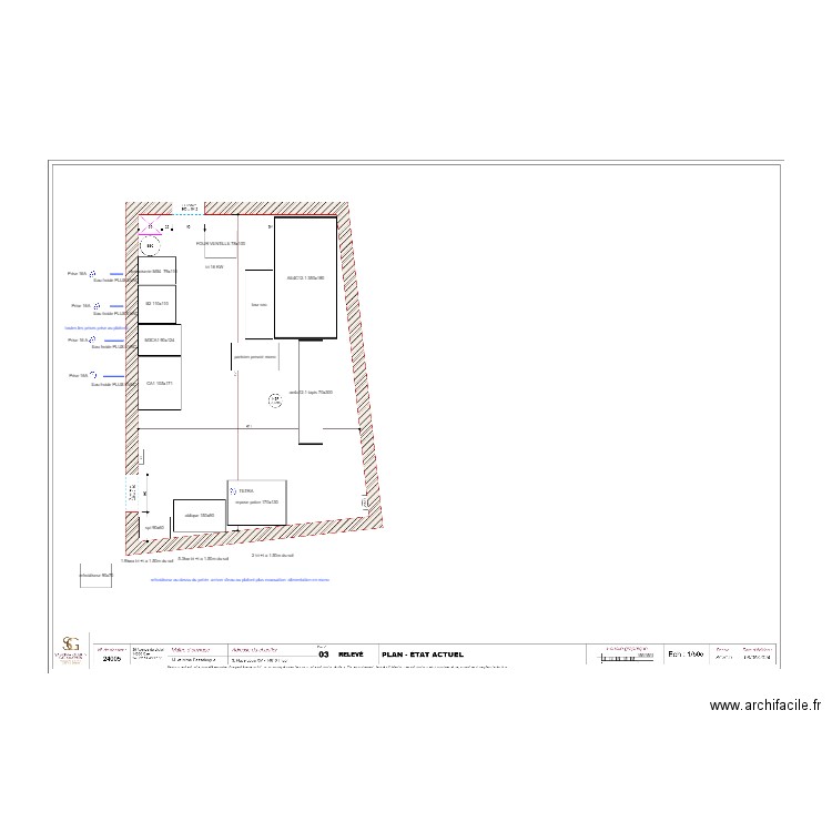 thaon. Plan de 0 pièce et 0 m2