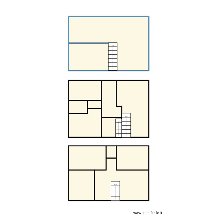 ERGUE GABERIC FERRON PASCALE. Plan de 13 pièces et 49 m2