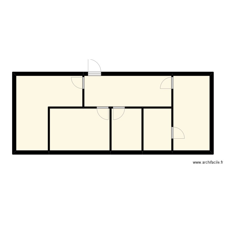 PHARMACIE. Plan de 6 pièces et 69 m2