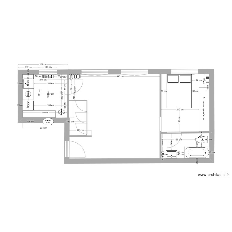 Lac avec meubles. Plan de 0 pièce et 0 m2