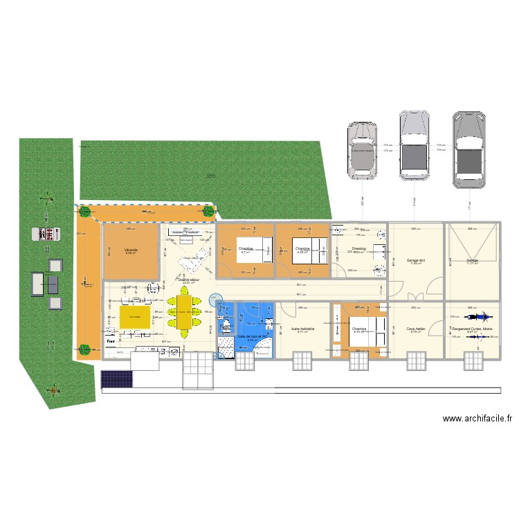 REEL 2. Plan de 12 pièces et 145 m2