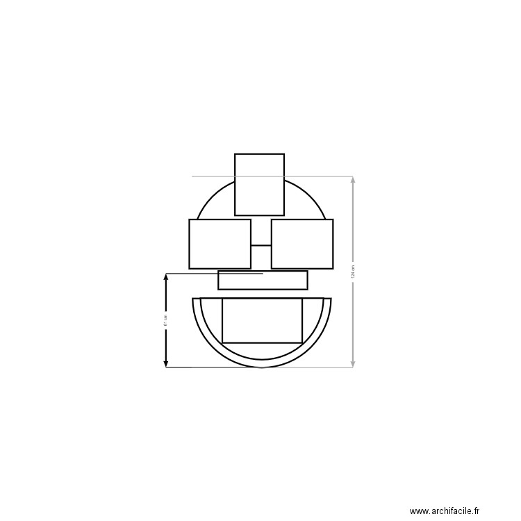 implantation a. Plan de 0 pièce et 0 m2