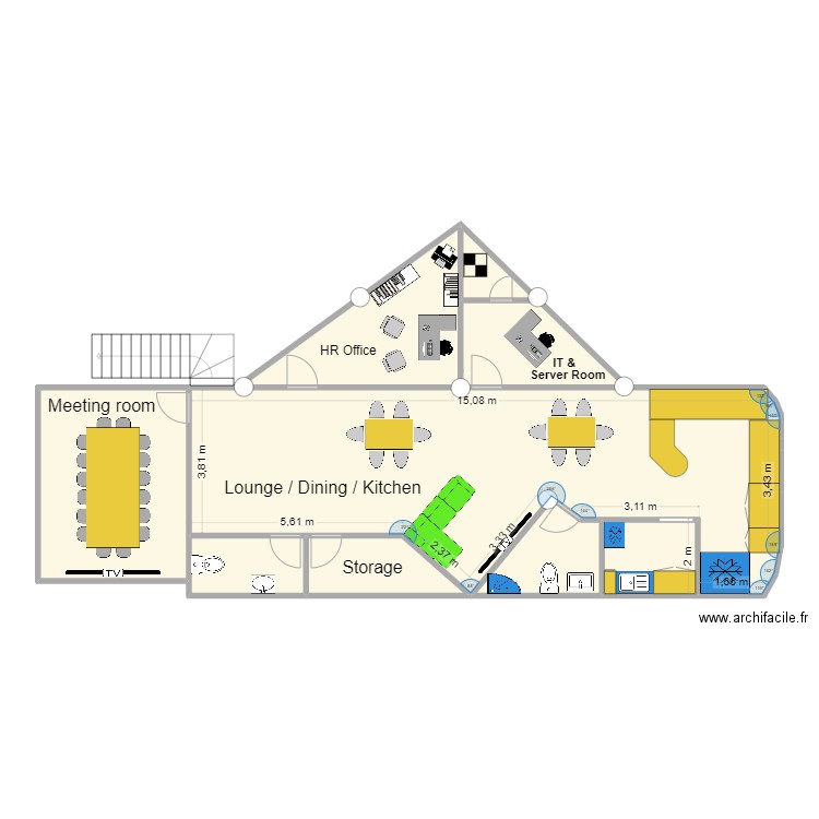 The Bakery 2 floor . Plan de 7 pièces et 121 m2