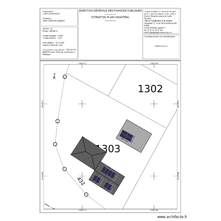 NEVEU DP2. Plan de 0 pièce et 0 m2