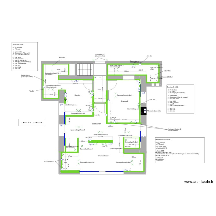 Roc&Mer - RDC - Implantation Elect.. Plan de 0 pièce et 0 m2