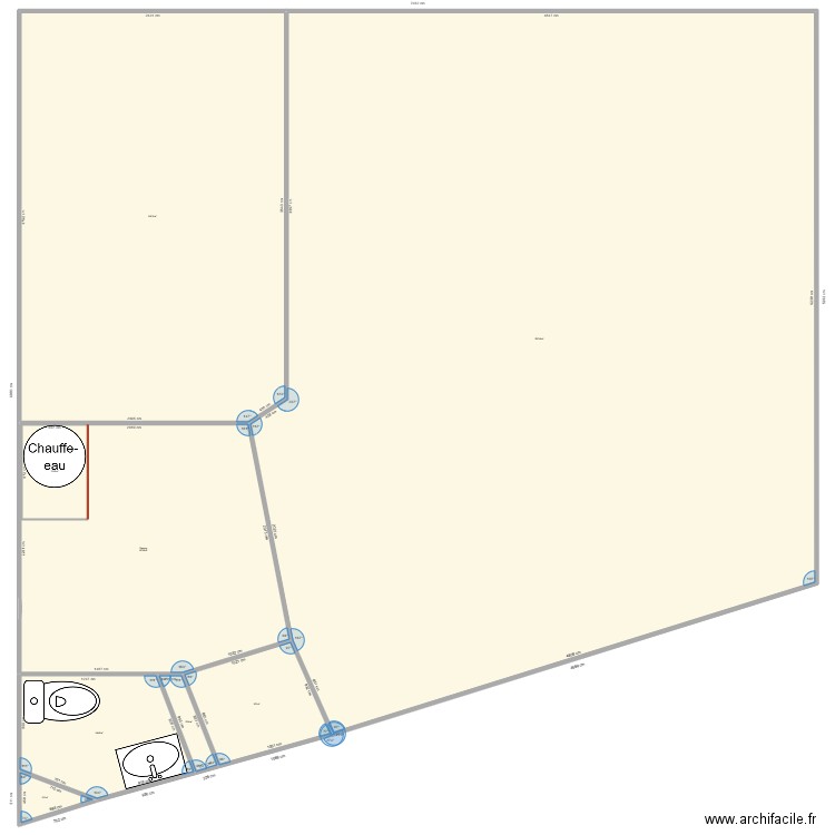 cel. Plan de 8 pièces et 368 m2