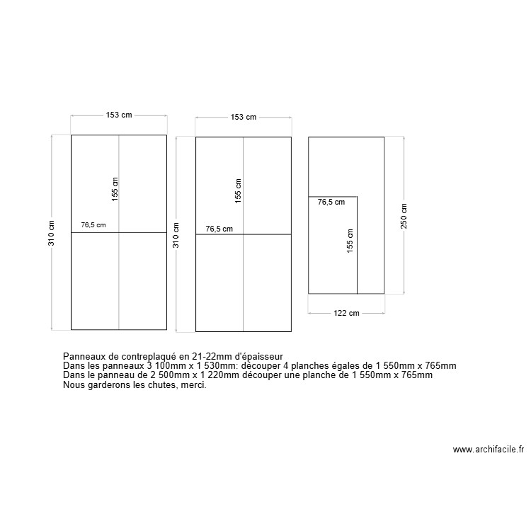 Planches mezzanine garage bis. Plan de 0 pièce et 0 m2