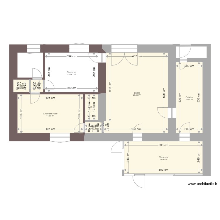 Maison Dracy. Plan de 0 pièce et 0 m2