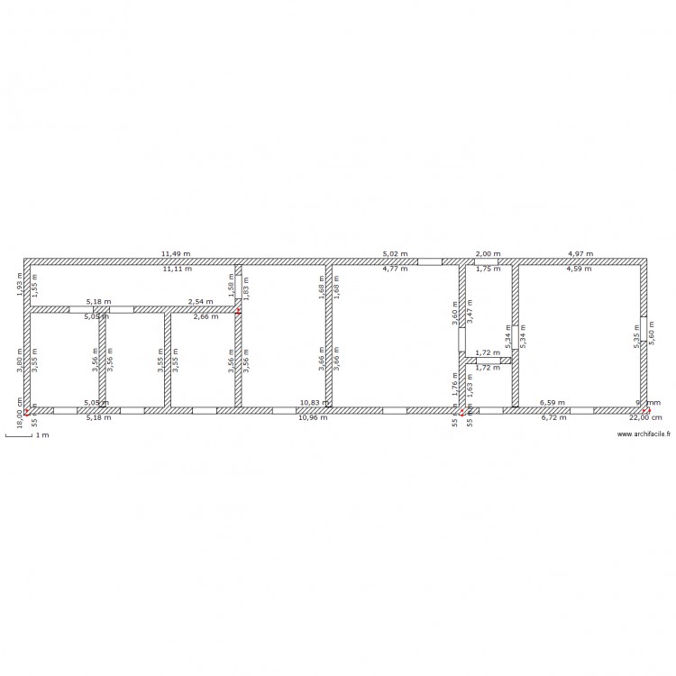 Gite 2ème étage. Plan de 0 pièce et 0 m2