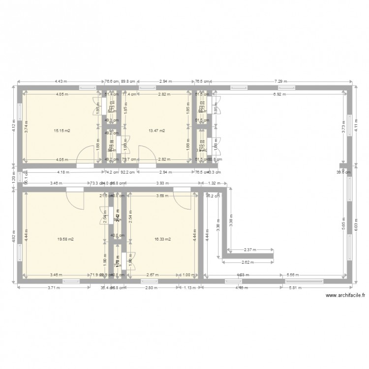 cd1 1 étage. Plan de 0 pièce et 0 m2