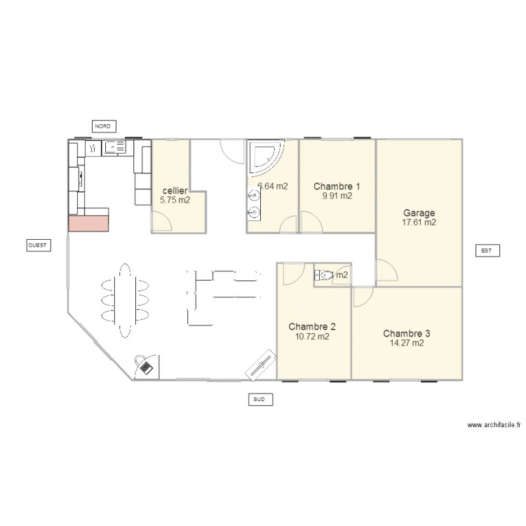 maison3. Plan de 0 pièce et 0 m2