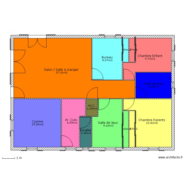 Maison 2. Plan de 0 pièce et 0 m2