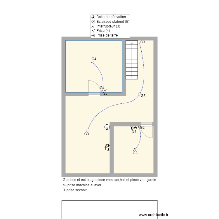 Cave. Plan de 0 pièce et 0 m2