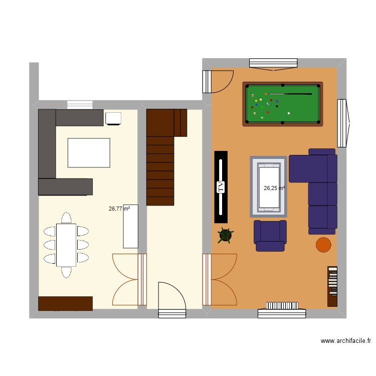 Peltier. Plan de 0 pièce et 0 m2